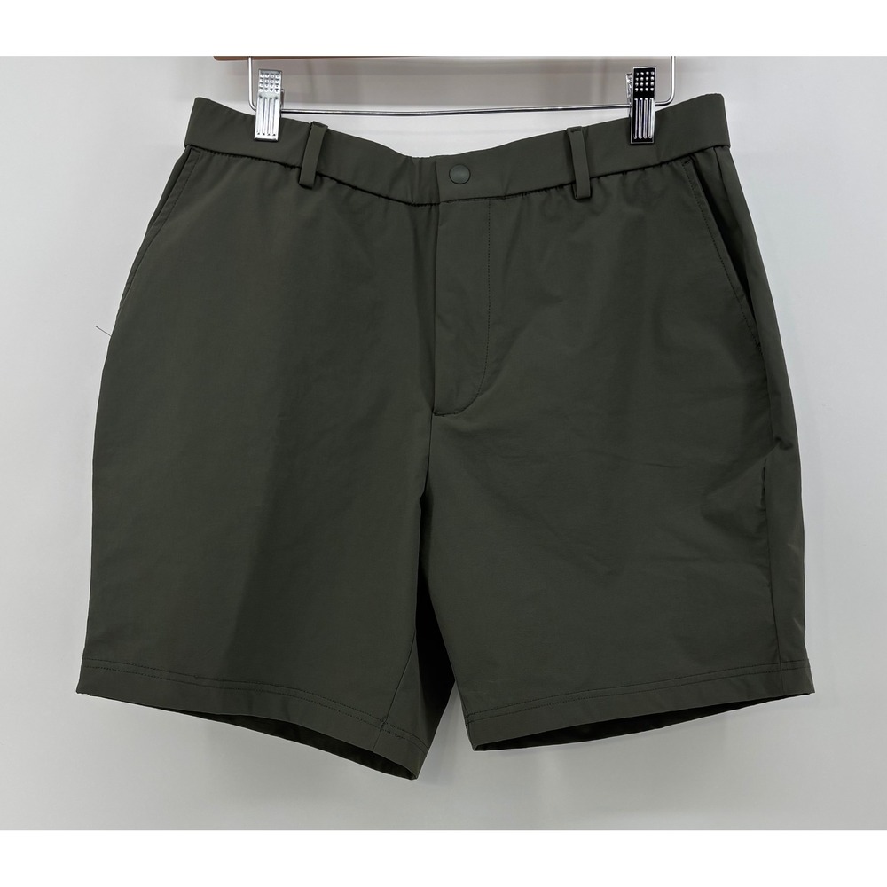 Bearbottom Shorts Men's Large Olive Green 7 Inch Inseam Stretch Performance